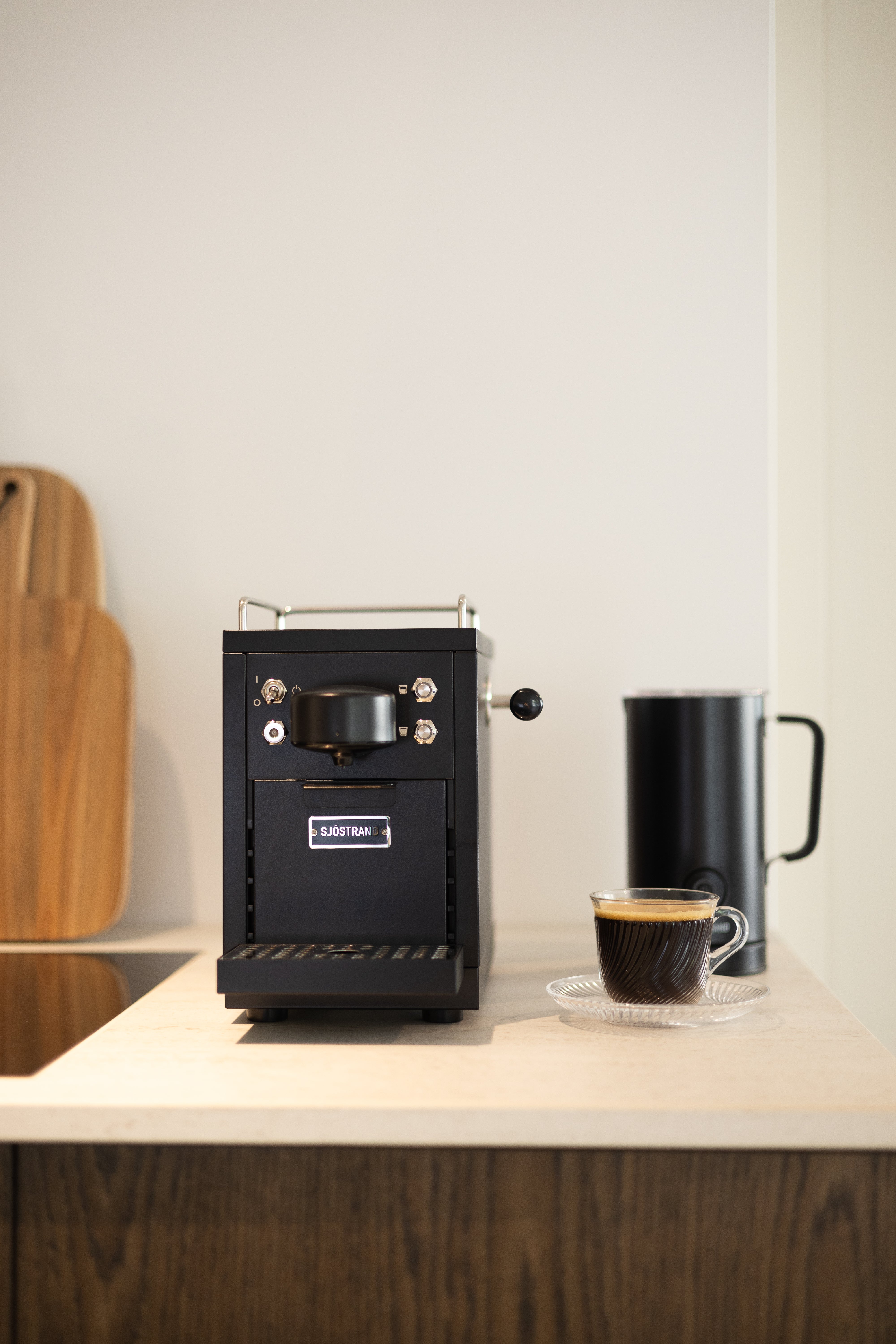 Mælkeskummer - sort